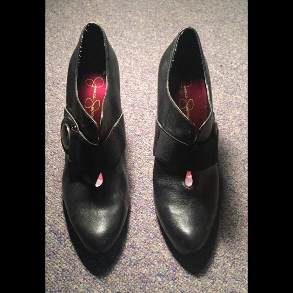 Jessica Simpson Pointed Toe Black Dress Shoes